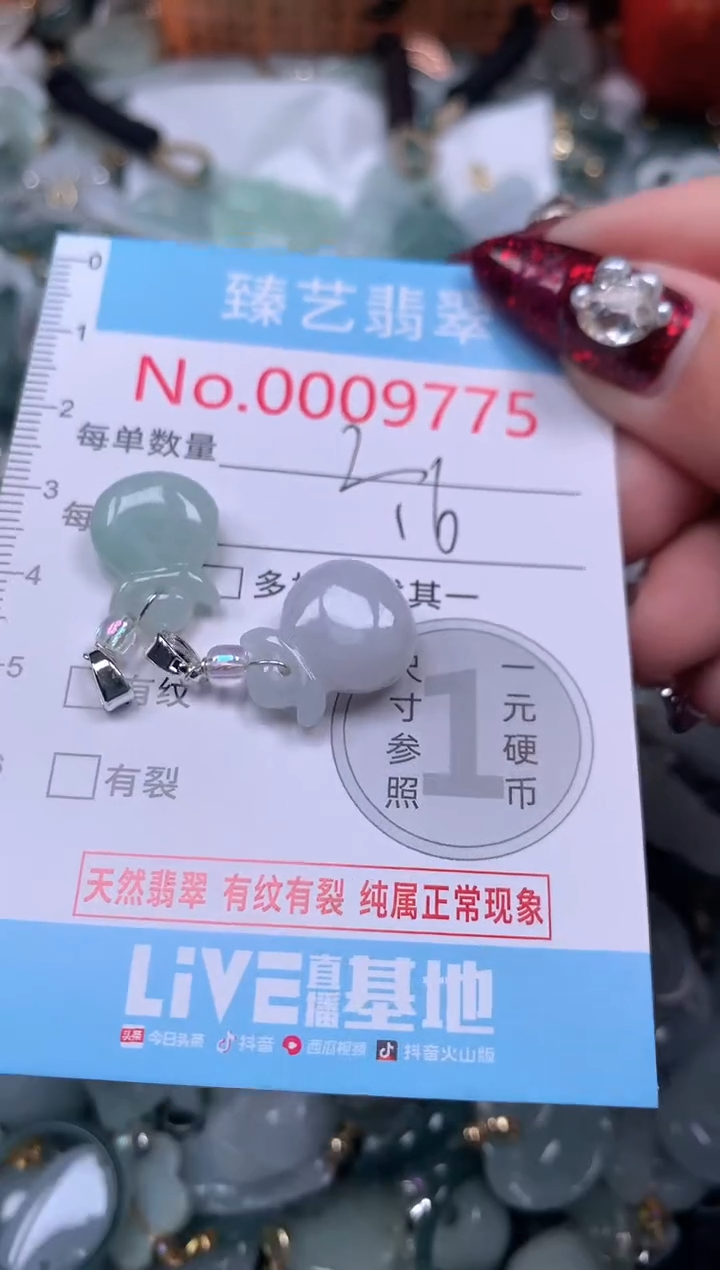颈饰未镶嵌翡翠9775