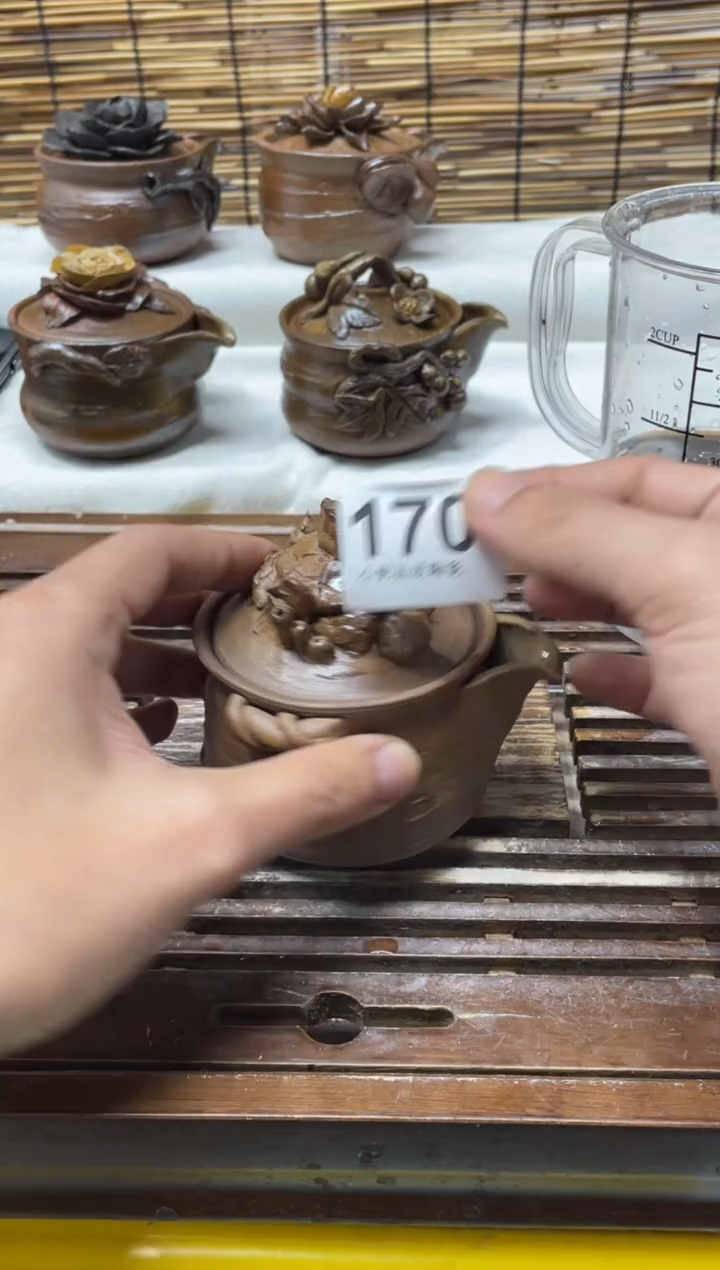 【闪购商品】杯170精美粗陶手工柴烧