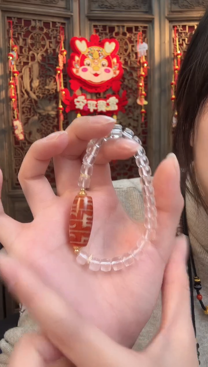 【闪购商品】玛瑙手链银S925镶嵌手串