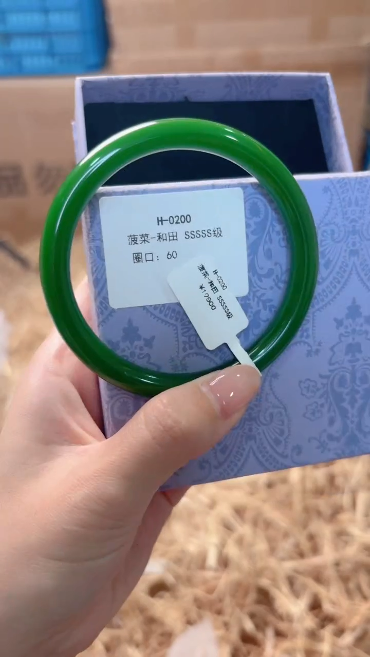 未镶嵌手镯石英质玉H-0200