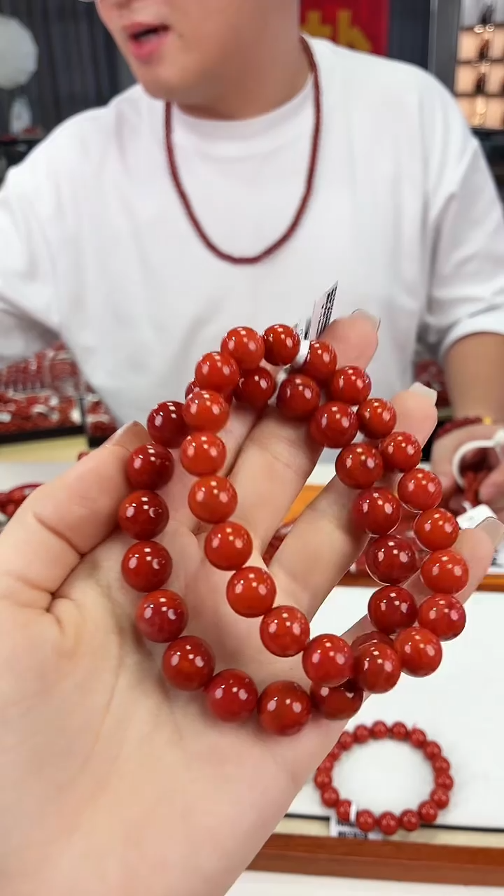 南红玛瑙瓦西手串10+未镶嵌（多样式发其一）