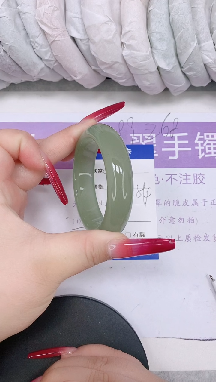 未镶嵌手镯石英质玉多样性发货-16-53/4