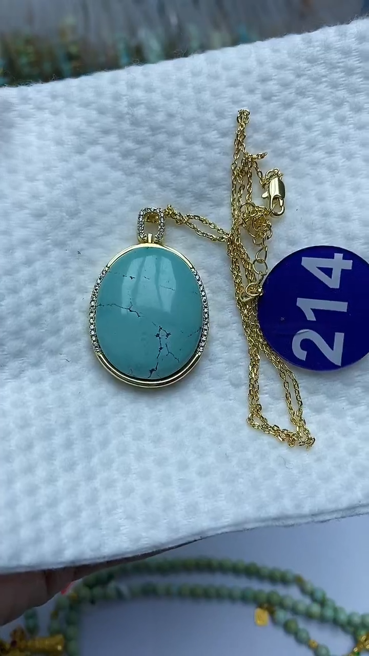 【闪购商品】绿松石吊坠合金214吊坠