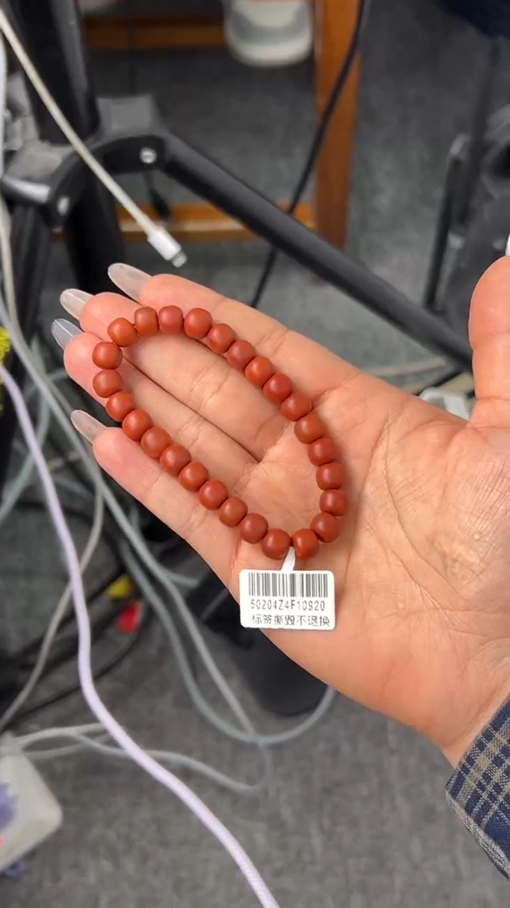 【闪购商品】南红玛瑙手串未镶嵌原矿无优化磨石坎8mm左右老型单圈