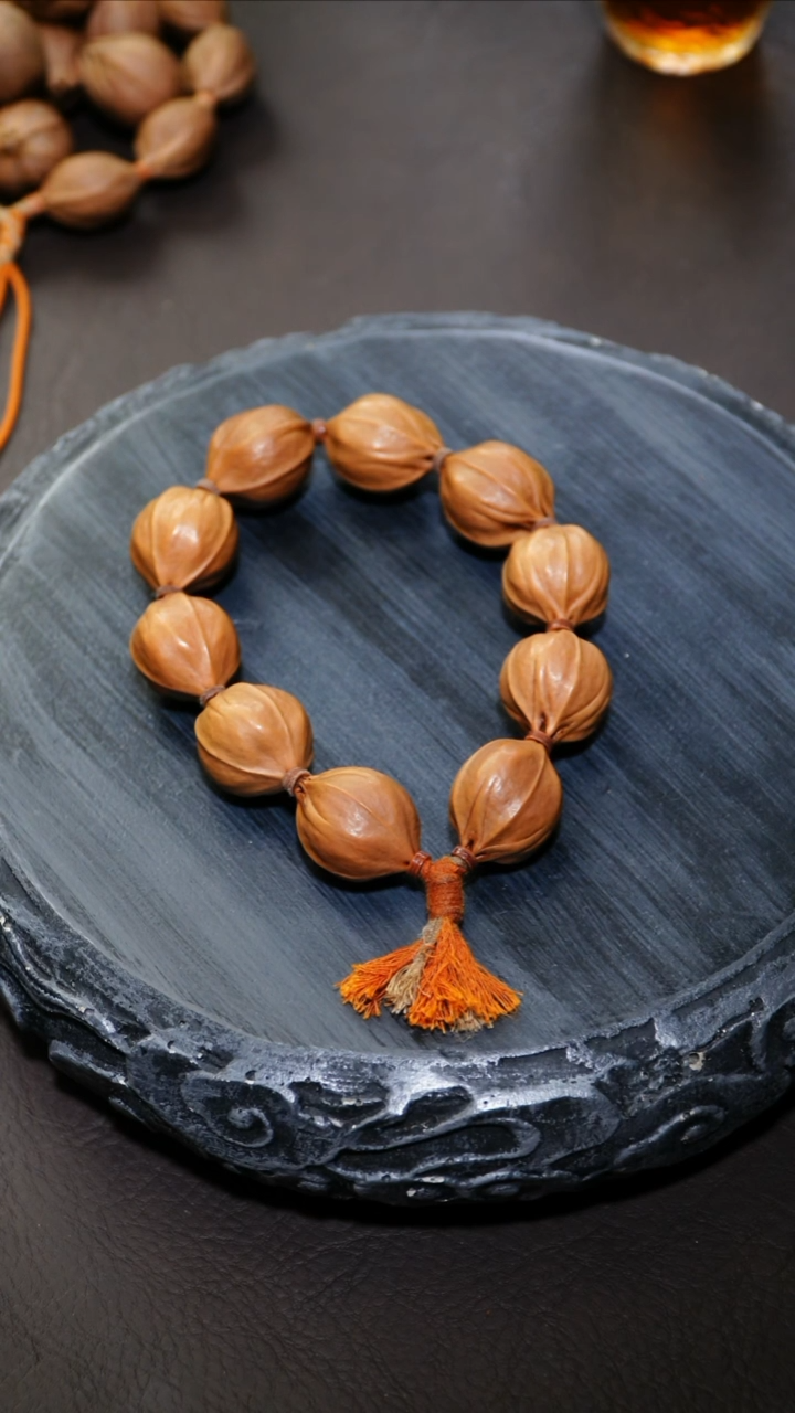 手串/手链橄榄核梅**弄2.0*2.5正四花梅林铁核