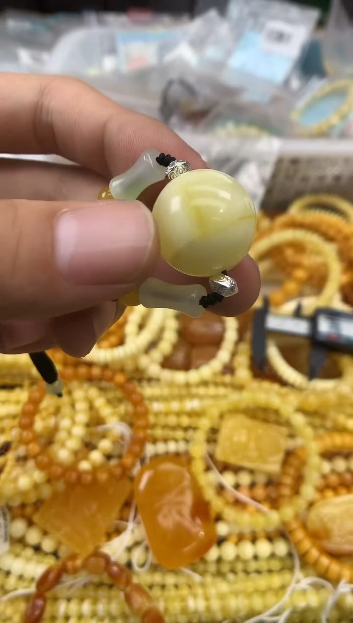 裸石蜜蜡未镶嵌单珠