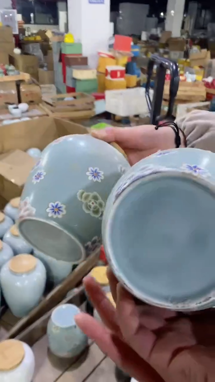 【闪购商品】罐陶瓷茶叶罐存茶罐密封罐