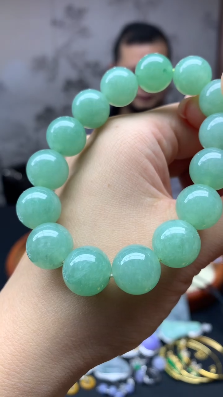 【闪购商品】翡翠手串未镶嵌6-天然翡翠