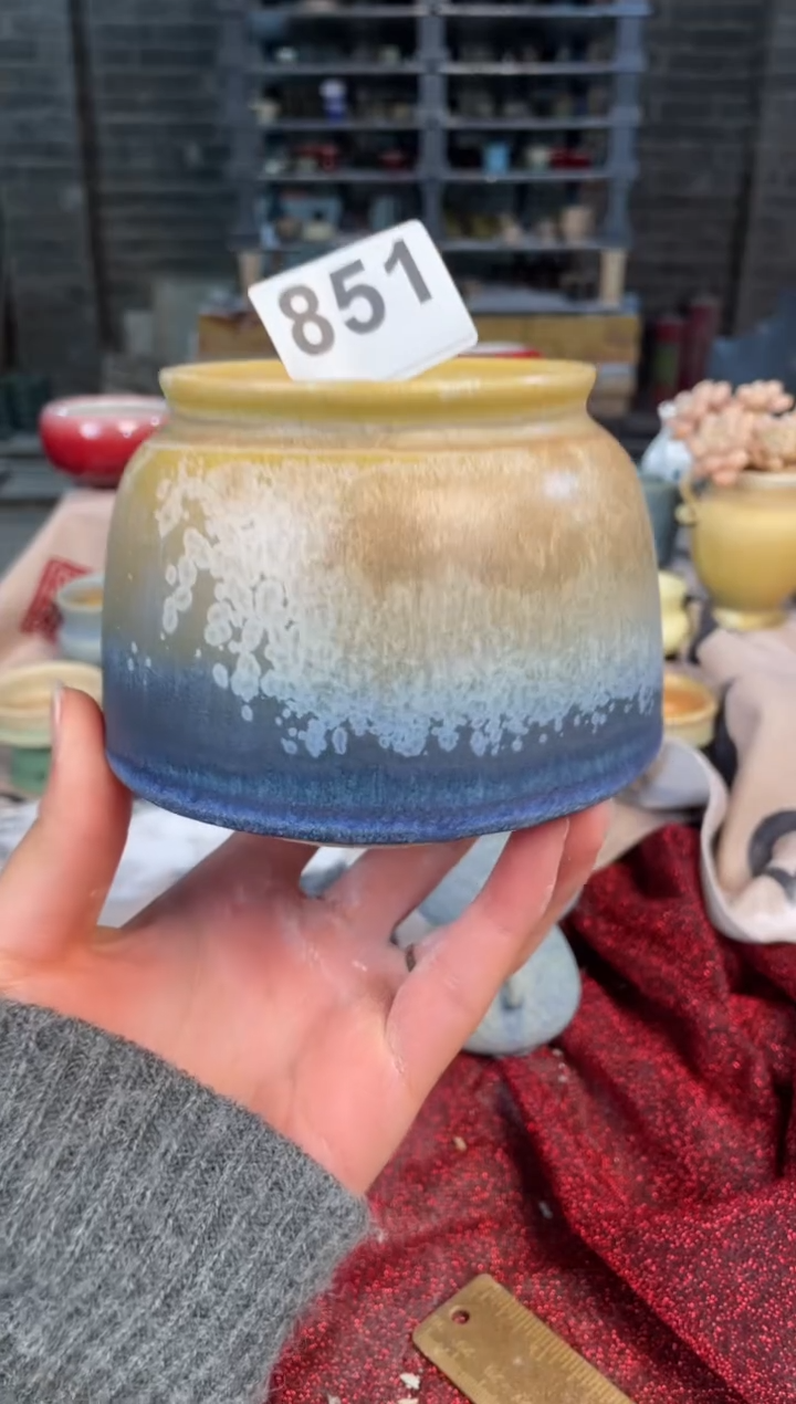 【闪购商品】摆件851小芳知木花盆编号