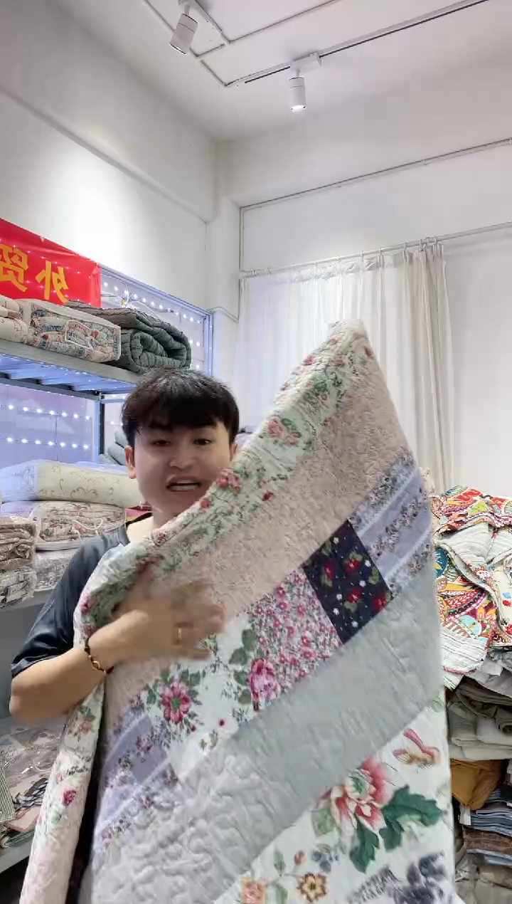 棉200*230纯棉床盖17号微瑕