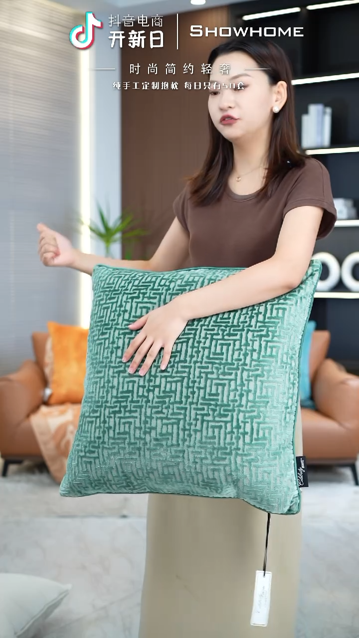 化纤布兰格湖绿色55X55