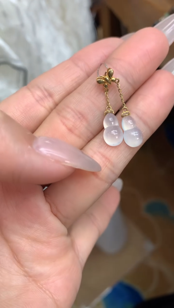 【闪购商品】翡翠颈饰18K金镶嵌葫芦