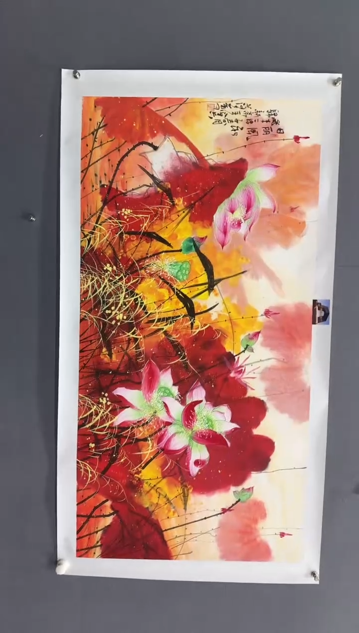 国画归军兵老师精品国画花鸟8平尺