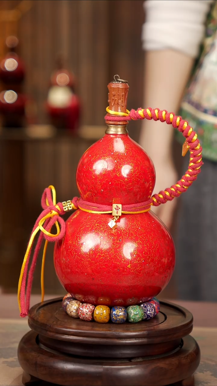 【闪购商品】62易林高端工艺大漆酒葫芦--458