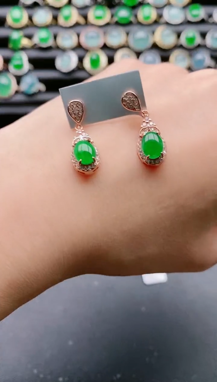 【闪购商品】翡翠戒指银S925镶嵌11111111