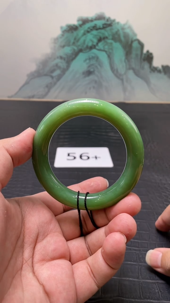 未镶嵌手镯和田玉（碧玉）c**o56+