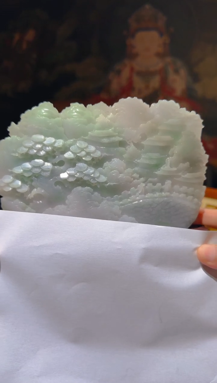 【闪购商品】定制翡翠未镶嵌L-@@QJSXJ218116