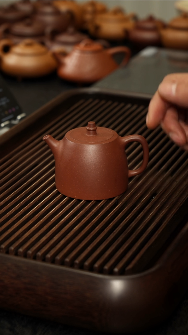 茶壶紫砂150cc封釉花泥的汗掇壶