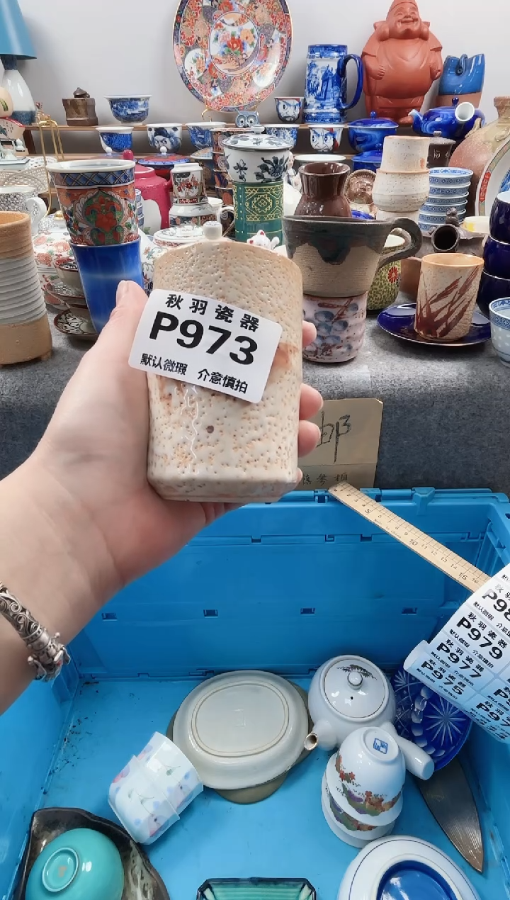 日式颖 默认微瑕千羽瓷器P973