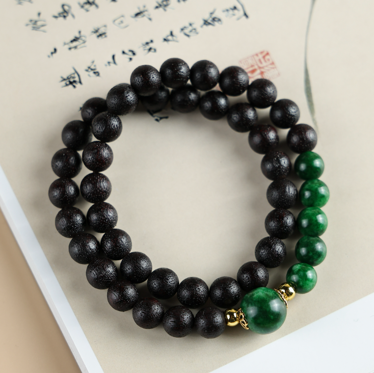 Ss【降真香搭配款】8MM双圈高品质手串 （款式二）