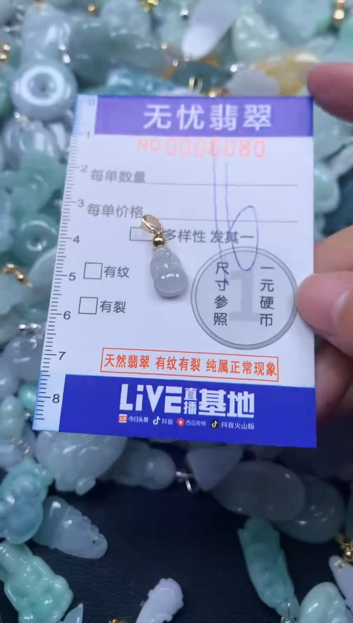 颈饰未镶嵌翡翠6080