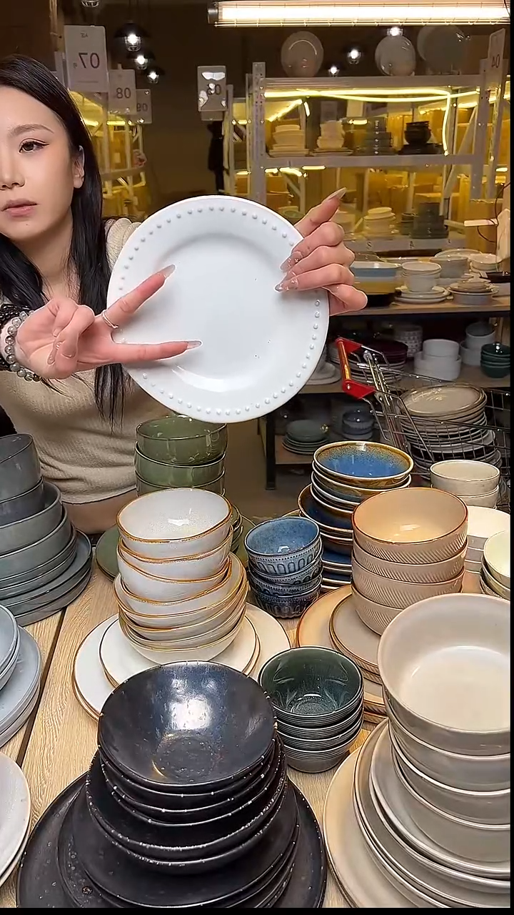 瓷72外贸尾货窑变釉下彩默外微瑕