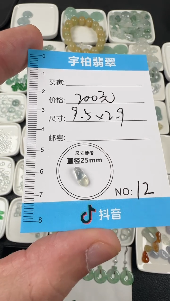 未镶嵌定制翡翠 天然A货翡翠+豆子012