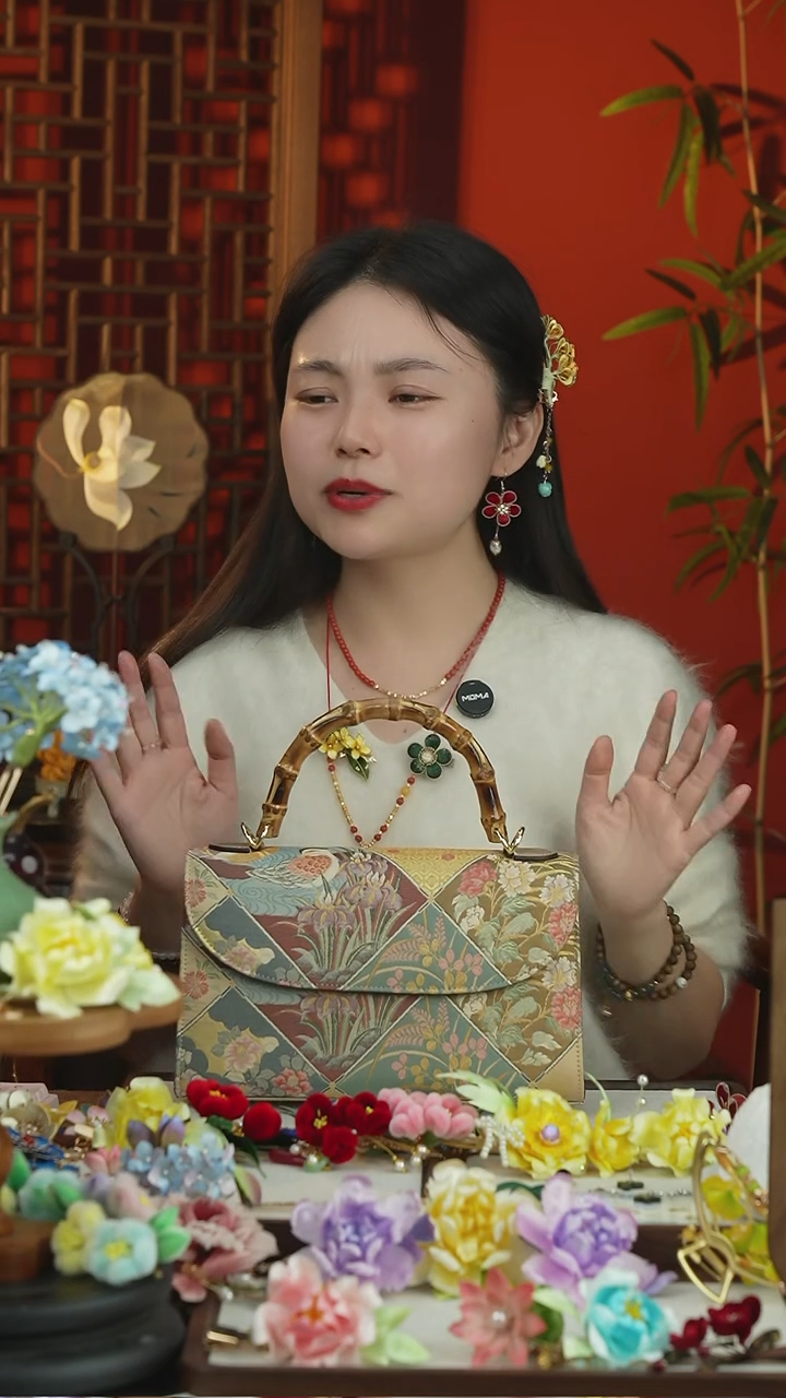 刺绣闪购纯手工非遗国风饰品