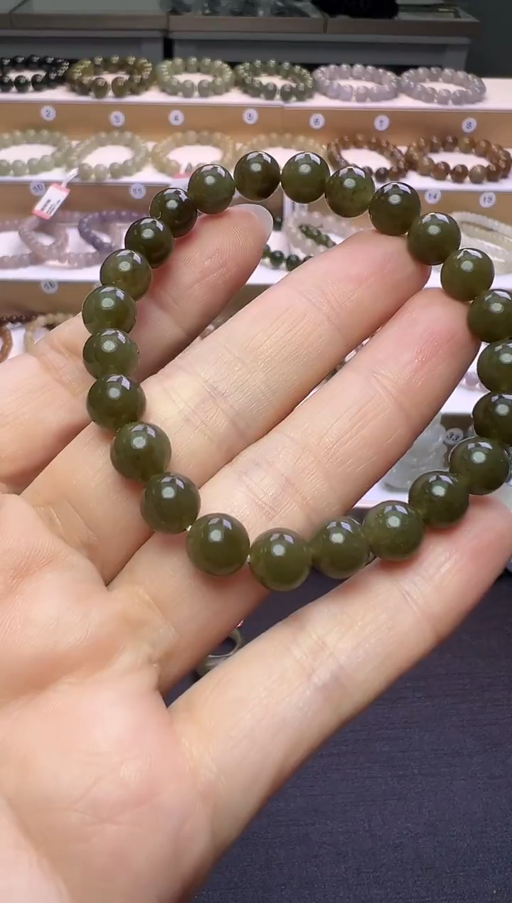 颈饰未镶嵌和田玉265号链接卡8mm