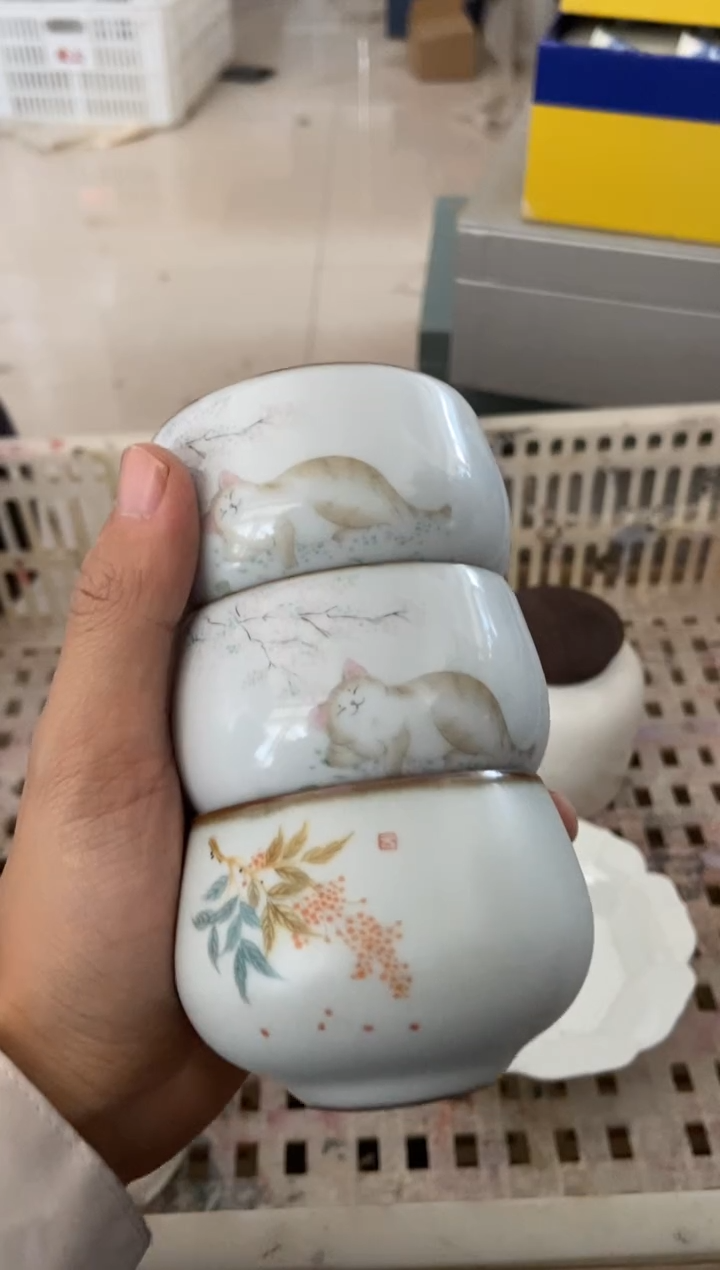 杯子瓷无运费险有瑕疵的摄影的产品有使用过的痕迹有点脏介意勿拍