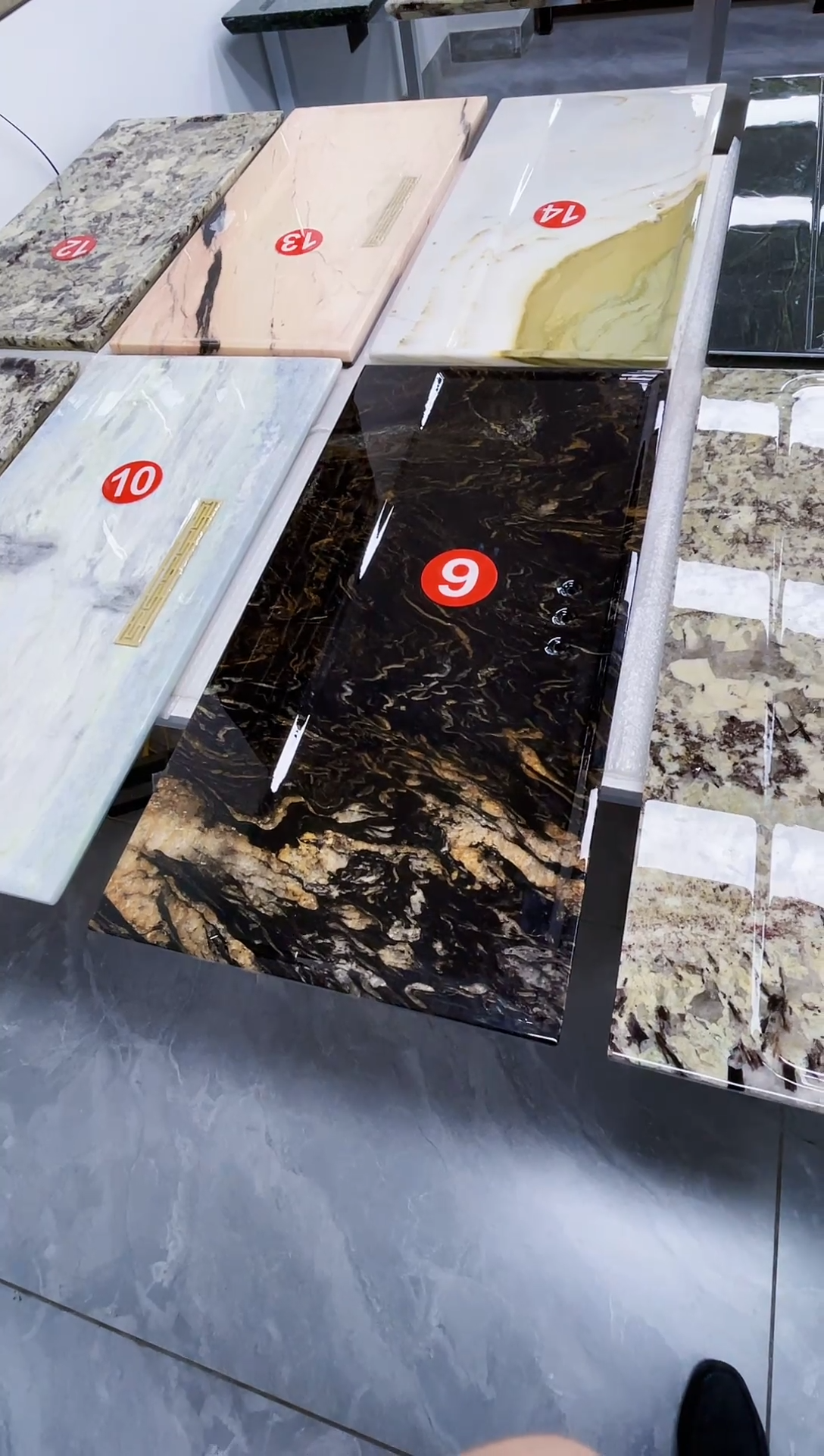 大理石宇宙黑金40*80