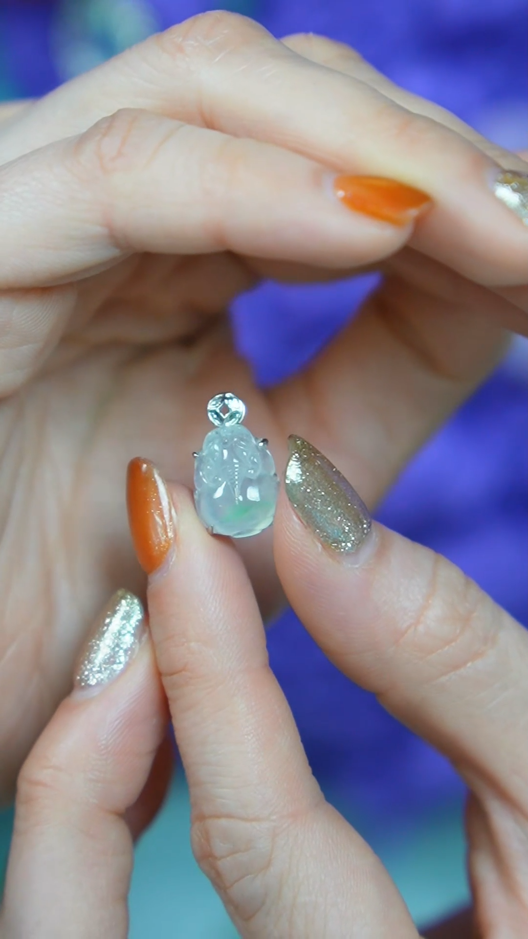 【闪购商品】翡翠挂件18K金镶嵌46号-吊坠/姿/3