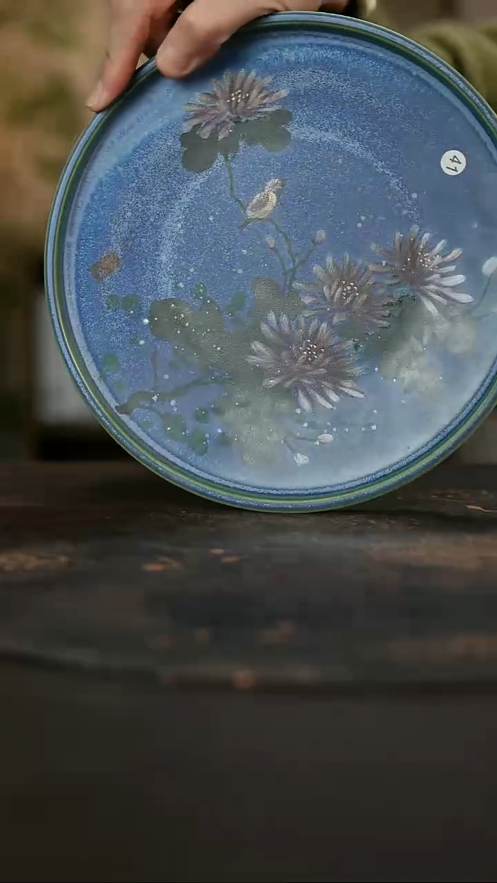 景德镇陶瓷杯碗柴烧多人