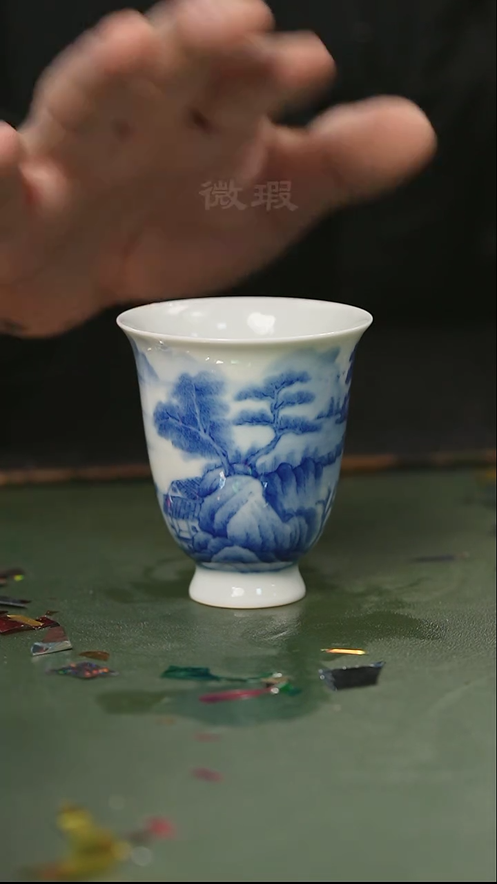 【闪购商品】杯纯手工手绘手作器。。