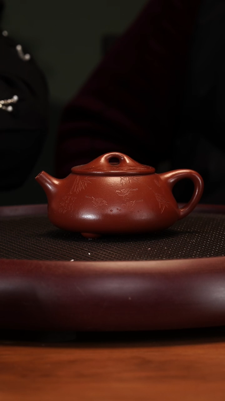 【闪购商品】紫砂茶壶2-57YJB石瓢大红袍230cc
