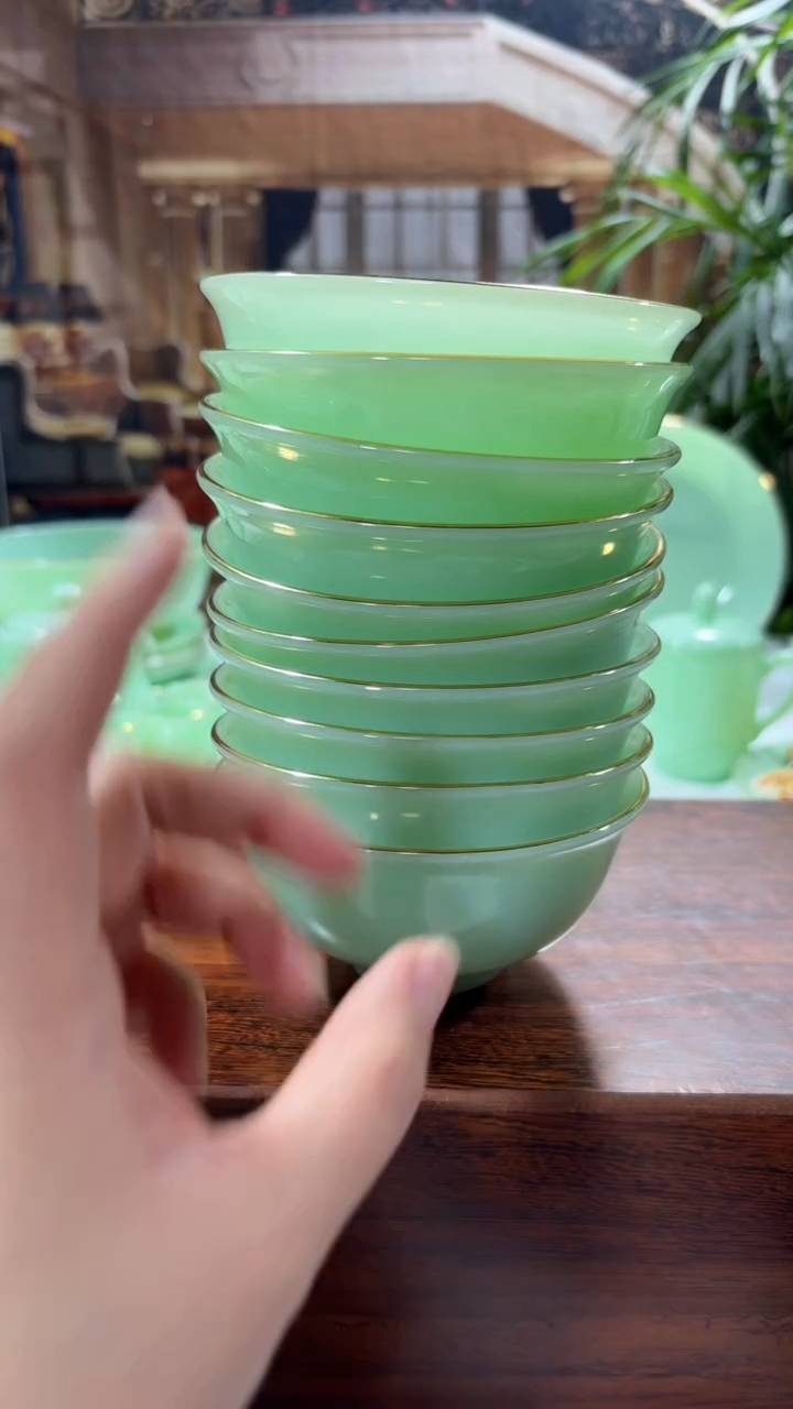 【闪购商品】...4.5英寸玉瓷碗10个口径11.5厘米