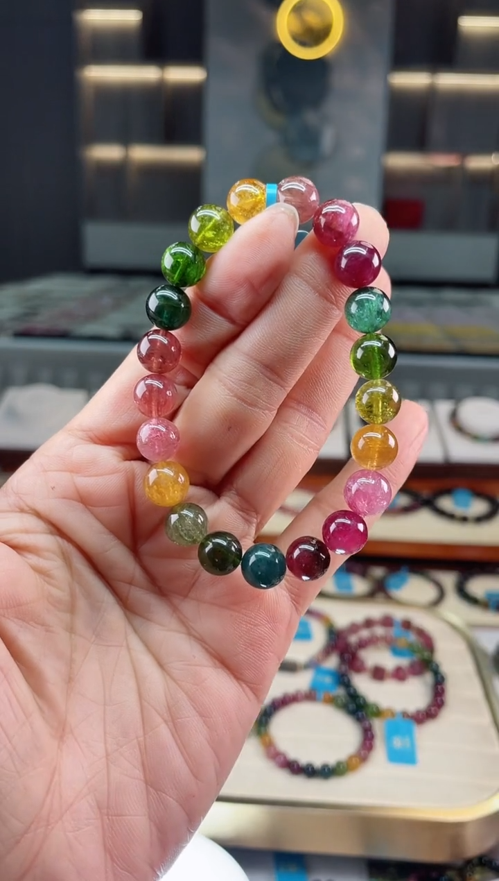 【闪购商品】碧玺单圈手串未镶嵌（多样性发一条）Q