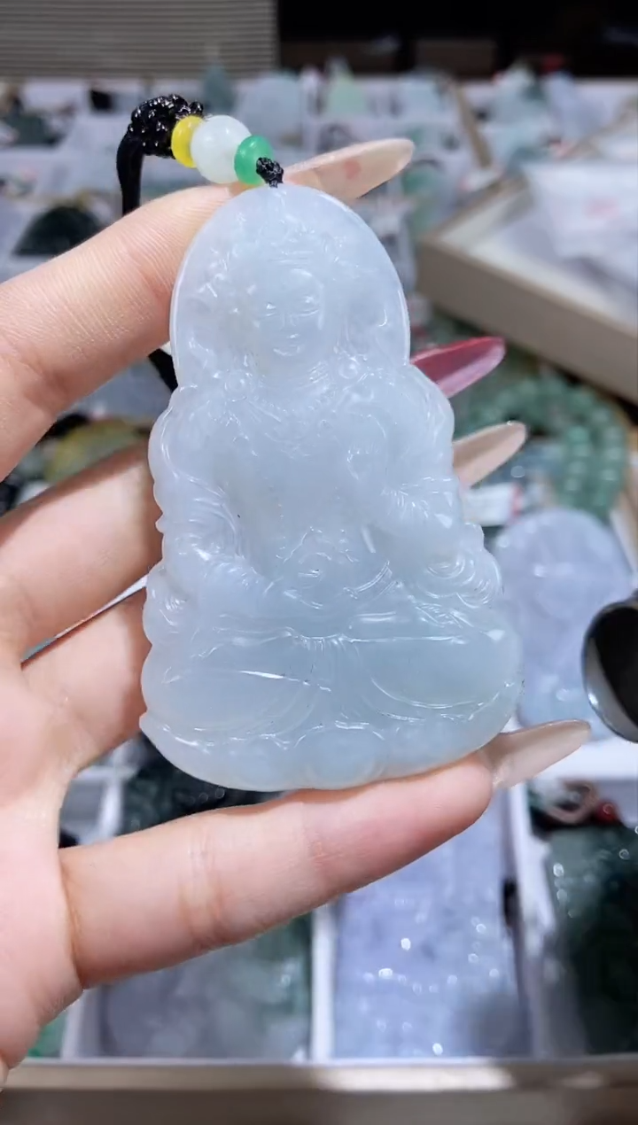 【闪购商品】翡翠颈饰未镶嵌天然缅甸翡翠A货未镶嵌