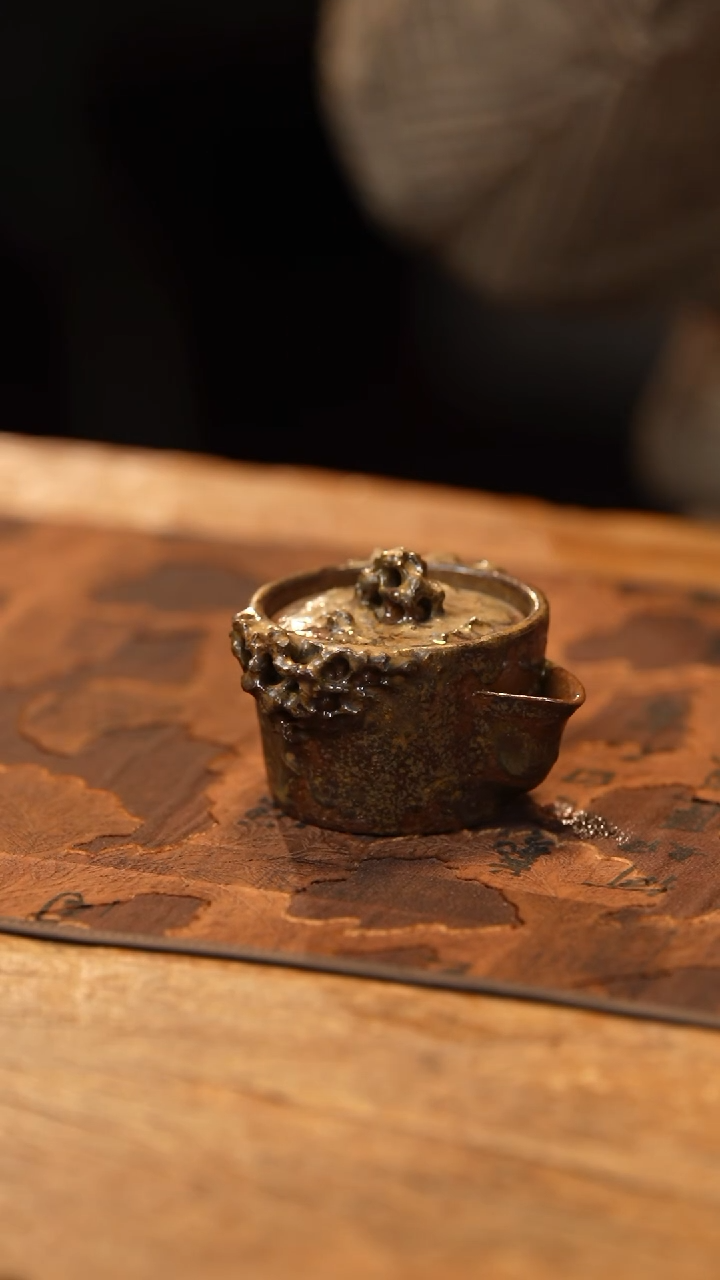 【闪购商品】【有茶器】全手柴烧太湖石宝瓶    