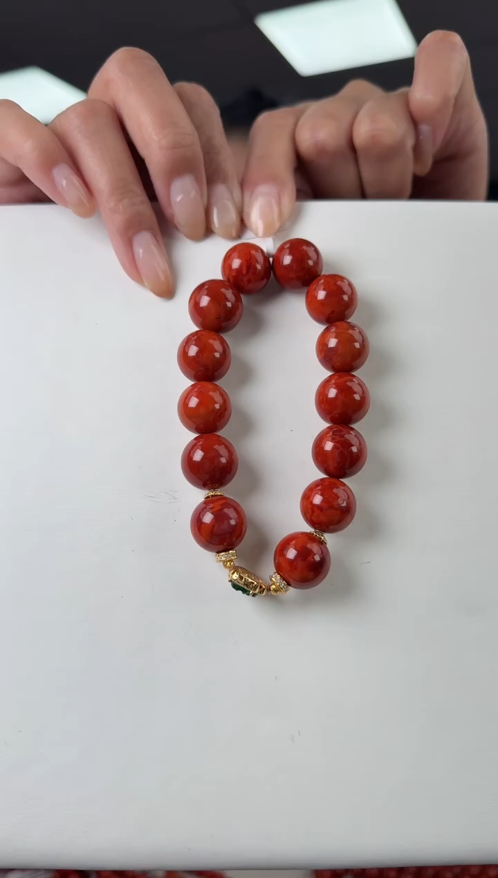 未镶嵌珠串南红玛瑙多样发其一/15/2509201801980
