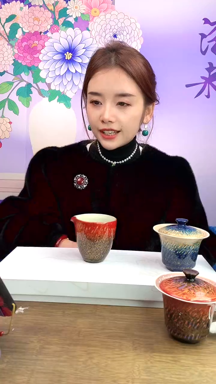 【闪购商品】漆器变涂渐变公道杯（红）