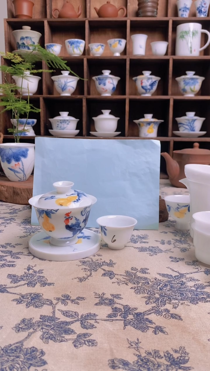 【闪购商品】盖碗/杯群芳斋闪购链接（以闪拍图片为准）