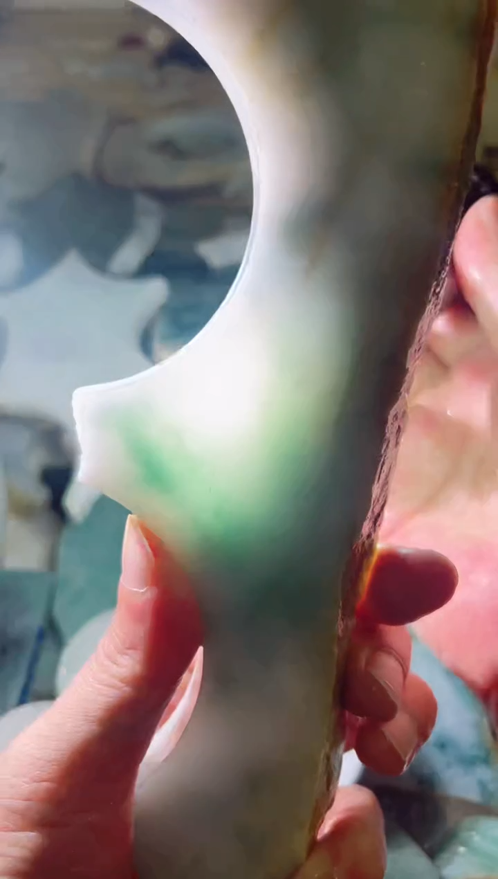 【闪购商品】翡翠颈饰未镶嵌翡翠A货小猫44