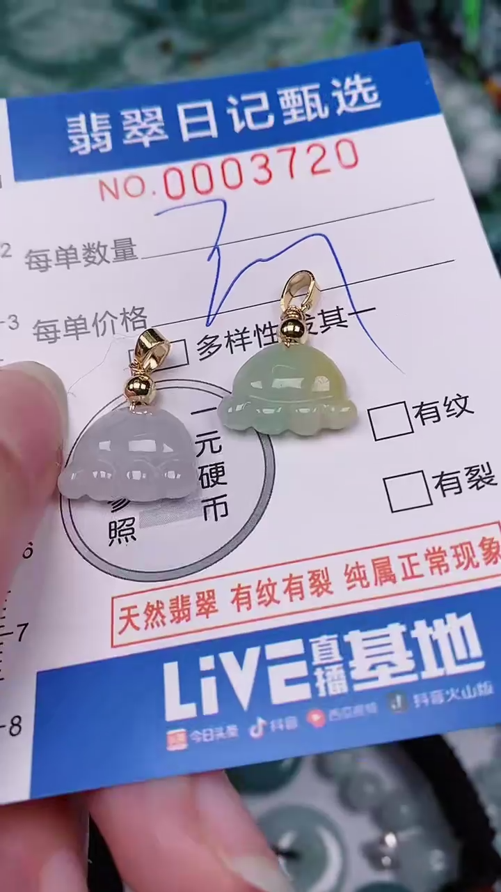 【闪购商品】翡翠颈饰未镶嵌00003720