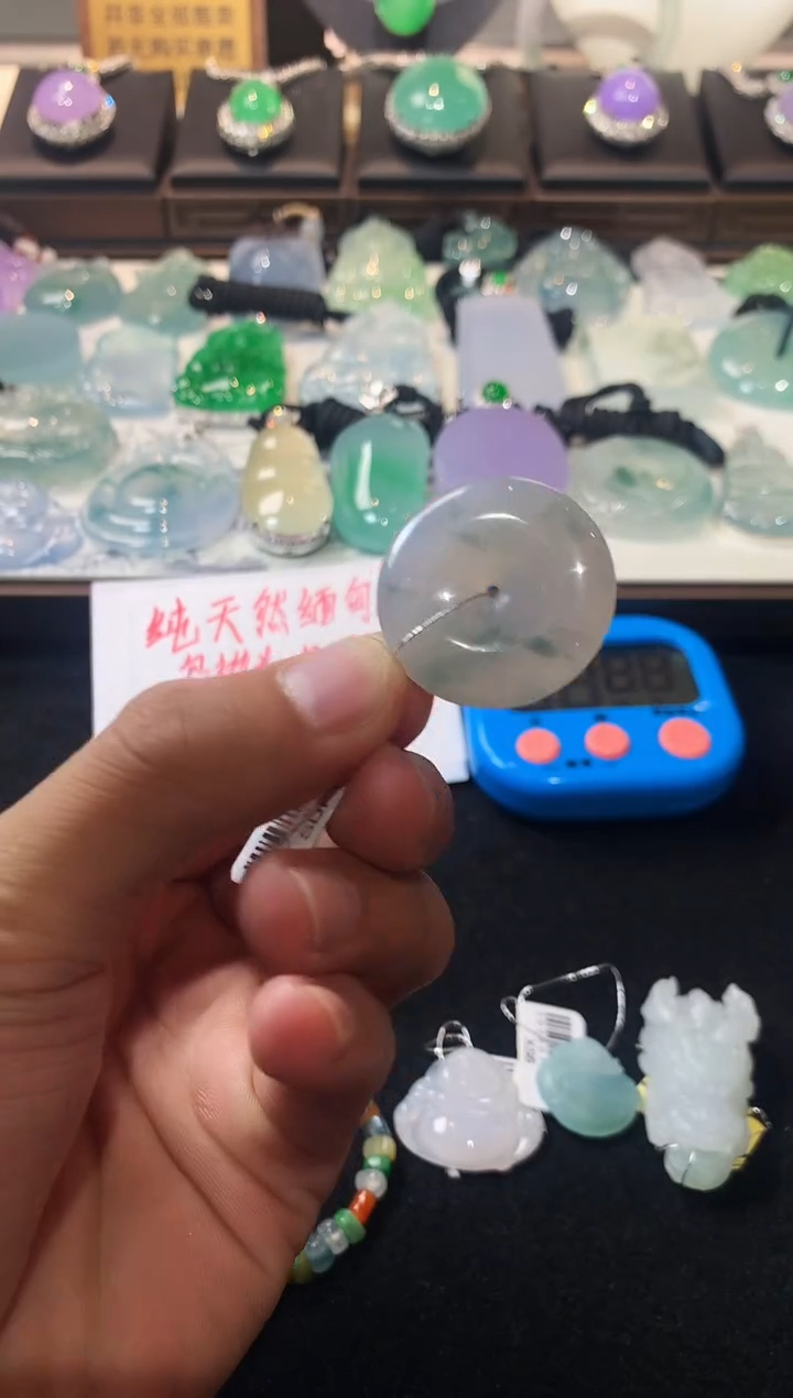 未镶嵌定制翡翠麻***牛S毛货不退不换