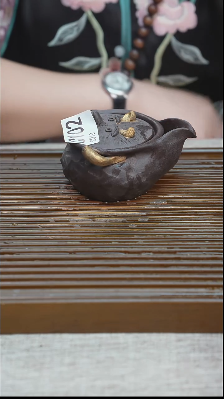 纯手工粗陶茶具每一只不一样