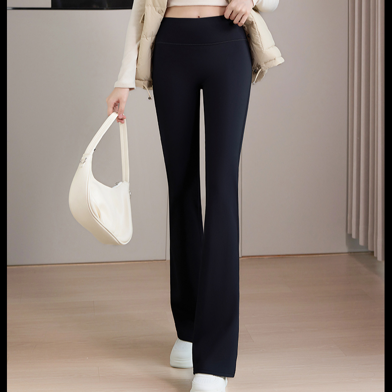 超模加绒微喇裤常规款-加长款