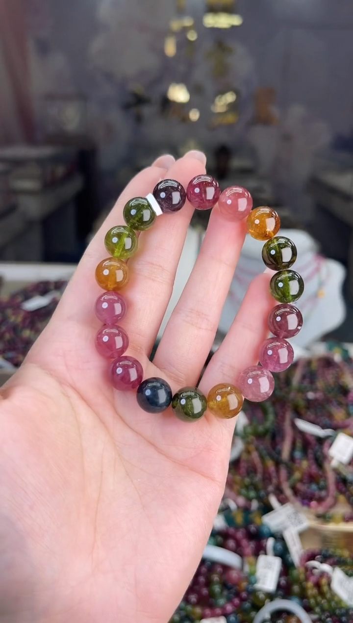 【闪购商品】碧玺/未镶嵌10mm+碧玺单圈多样性发货