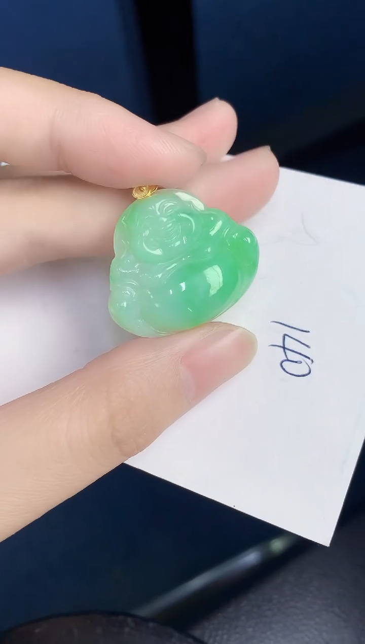 【闪购商品】翡翠颈饰18K金镶嵌000000000