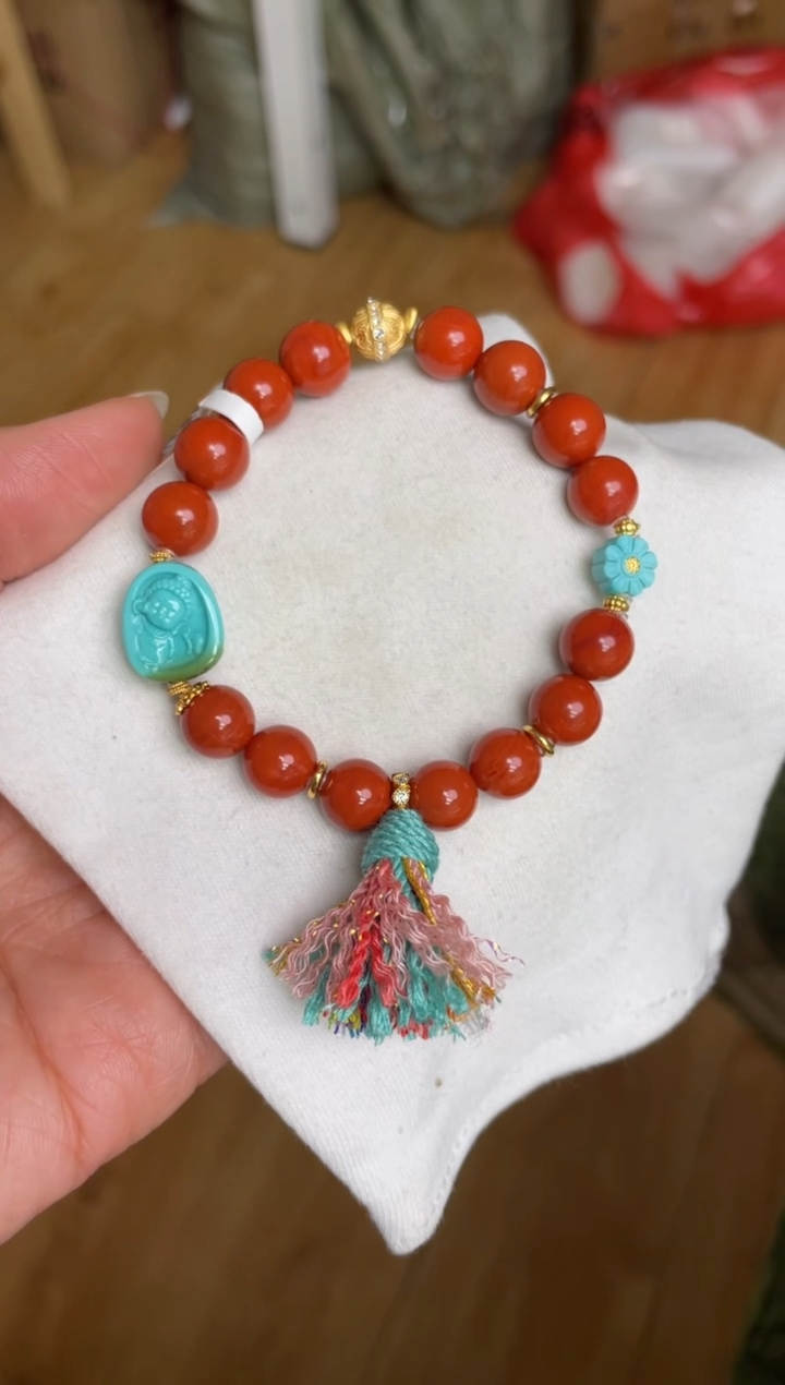 未镶嵌手串南红玛瑙90